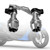 Aluminum Frame Crash Sliders Protect Silver Fit For Yamaha Nvx Aerox Nmax 15-19
