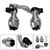 Aluminum Frame Crash Sliders Protect Silver Fit For Yamaha Nvx Aerox Nmax 15-19