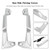 Rear Tail Seat Side Fairing Covers For Yamaha Tracer 9 GT 2021-2022 Silver