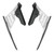Side Spoilers Aerodynamic Wing Deflector Fairing For Honda CB650R 2019-2023 Silver