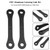 CNC Lowering Link Kit 35mm For Suzuki GSX1300R Hayabusa GSXR 1300 1999-2022