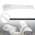 Steering Horn Head Cover fairing Tie For VESPA GTS300 GTV300 2019-2022 White