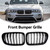 Gloss Black Front Bumper Kidney Grille Grill Fit BMW X3 F25 2011-2014 Dual Line