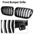 Gloss Black Front Bumper Kidney Grille Grill Fit BMW X3 F25 2011-2014 Dual Line Gloss Black Front Bumper Kidney Grille Grill Fit BMW X3 F25 2011-2014 Dual Line