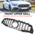 Black Front Bumper Grille Grill Fit Mercedes CLA Class W118 C118 2020-2023 GTR