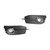 2PCS Bumper Fog Light Grill Grille 8U0807681DSP9 Fit Audi Q3 S-Line 2012-2014