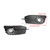 2PCS Bumper Fog Light Grill Grille 8U0807681DSP9 Fit Audi Q3 S-Line 2012-2014