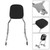 Passenger Sissy Bar Backrest for Street Bob FXBB Softail Slim FLSL Deluxe FLDE