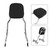 Passenger Sissy Bar Backrest for Street Bob FXBB Softail Slim FLSL Deluxe FLDE