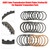 A6GF1 Auto Transmission Clutch Plates Friction Kit For Hyundai Transnation Parts
