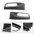 Pair Front Bumper Fog Light Cover Grill Grille fit VW Polo 6R 2014-2017 Pair Front Bumper Fog Light Cover Grill Grille fit VW Polo 6R 2014-2017