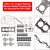 G4KJ 2.4L Engine Rebuild Pistons Gasket Overhaul Kit for Hyundai Kia 2011-2020