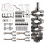 2017-2018 Hyundai Santa Fe Sport 4-Door 2.4L G4KJ Engine Rebuild Kit - Crankshaft & Conrods & Pistons Gasket Generic