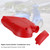 Engine Guard Gearbox Transmission Cover For Vespa Sprint Primavera 150 Red