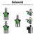 48420K-R 4F27E 6PCS Transmission Solenoid Kit For Mazda 3 GS 2004-2012