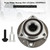 Front Wheel Bearing Hub w/3 Holes 1K0498621 For Audi A3 VW Caddy MK3 Golf 5/6/7