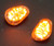 Front Indicators Flush Mount LED Turn Signals Yamaha YZF R6 (2006-2009), Clear Front Indicators Flush Mount LED Turn Signals Yamaha YZF R6 (2006-2009), Clear
