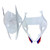 2009-2014 BMW S1000RR Injection Fairing Kit Bodywork Plastic ABS #124 Amotopart Fairing