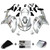 2007-2008 Kawasaki ZX6R 636 Injection Fairing Kit Bodywork Plastic ABS #19