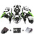 2013-2018 Kawasaki ZX6R 636 Injection Fairing Kit Bodywork Plastic ABS #113 Amotopart Fairing