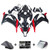 2011-2015 Kawasaki ZX10R Injection Fairing Kit Bodywork Plastic ABS #126 Amotopart Fairing