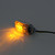 LED Micro Mini Small Indicators Turn Signals Universal 6mm Mount, Black