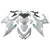 2018-2023 Kawasaki EX400/Ninja400 Injection Fairing Kit Bodywork Plastic ABS #160 Amotopart Fairing
