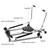 Home Gym Adjustable Exercise Rowing Machine Rower Double Hydraulic Resistance