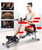 Folding Mute Single Bar Rowing Machine Rower Exercise for Home Cardio Workouts