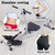 Folding Mute Single Bar Rowing Machine Rower Exercise for Home Cardio Workouts