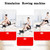 Folding Mute Single Bar Rowing Machine Rower Exercise for Home Cardio Workouts