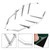 Chrome Mid-Frame Air Deflectors Trims For Road Street Electra Glide 2009-2023