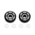 Chain Adjustment Nuts Black For Honda CT125 Monkey DAX Gorilla 125 Grom MSX125