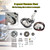 6 Speed Reverse Gear Fit For Harley w Billet Knob Trike Sidecar Motorcycle
