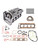 Complete Engine Cylinder Head Assembly Crankshaft +Gasket Kit For Audi A4 Q5