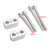 Silver Handlebar risers 20 mm for Tiger 800 & XC,XCa,XCx,XR,XRt,XRx 2010-2020