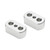 Silver Handlebar risers 20 mm for Tiger 800 & XC,XCa,XCx,XR,XRt,XRx 2010-2020