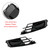 2PCS Front Bumper Foglight Cover Grill Grille Fit Audi A6 C7 2014-2018 Black