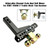 Adjustable Channel Style Dual Ball Mount For 45900 2" Trailer Hitch Tow Receiver Adjustable Channel Style Dual Ball Mount For 45900 2" Trailer Hitch Tow Receiver