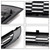 2PCS Honeycomb Mesh Front Grill Grille Fit Mini Cooper R50 R52 R53 2002-2006