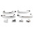 4pcs Exterior Door Handle Chrome For Chevrolet Silverado 1500 2014-2017