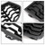 2PCS Front Bumper M Fog Light Grilles Grill Fit BMW F22 F23 2012-2017 2PCS Front Bumper M Fog Light Grilles Grill Fit BMW F22 F23 2012-2017