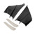 Winglet Wind Fin Aerodynamic Kit Spoiler Trim Cover For Motorcycle Universal Winglet Wind Fin Aerodynamic Kit Spoiler Trim Cover For Motorcycle Universal