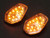 Clear Turn Signals For Suzuki GSXR 600 750 1000 Flush Mount Clear Turn Signals For Suzuki GSXR 600 750 1000 Flush Mount