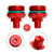 2X Fork Bolt Preload Adjuster Cap Screw Red Fits For Yamaha Mt-03 Mt 03 19-23