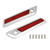 Saddlebag Latch Reflective Cover Chrome_Red For Touring Road Glide King 14-23 Saddlebag Latch Reflective Cover Chrome_Red For Touring Road Glide King 14-23
