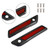 Saddlebag Latch Reflective Cover Carbon_Red For Touring Road Glide King 14-23 Saddlebag Latch Reflective Cover Carbon_Red For Touring Road Glide King 14-23