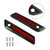 Saddlebag Latch Reflective Cover Carbon_Red For Touring Road Glide King 14-23 Saddlebag Latch Reflective Cover Carbon_Red For Touring Road Glide King 14-23