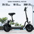 500W Adult Shock Absorption Electric Scooter with Seat 12" Commuter Electric Scooter With Carry Basket - Up to 25 Miles 18.6MPH 500W Adult Shock Absorption Electric Scooter with Seat 12" Commuter Electric Scooter With Carry Basket - Up to 25 Miles 18.6MPH