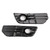 2PCS Front Bumper Grill Fog Light Lamp Covers Trim Fit Audi Q5 2009-2012